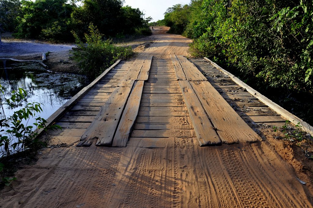 Wooden bridge